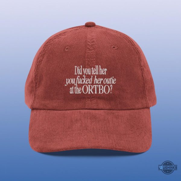 did you tell her you fucked her outie at the ortbo lumon severance corduroy cap