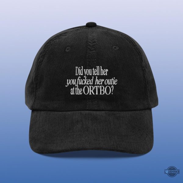 did you tell her you fucked her outie at the ortbo lumon severance corduroy cap