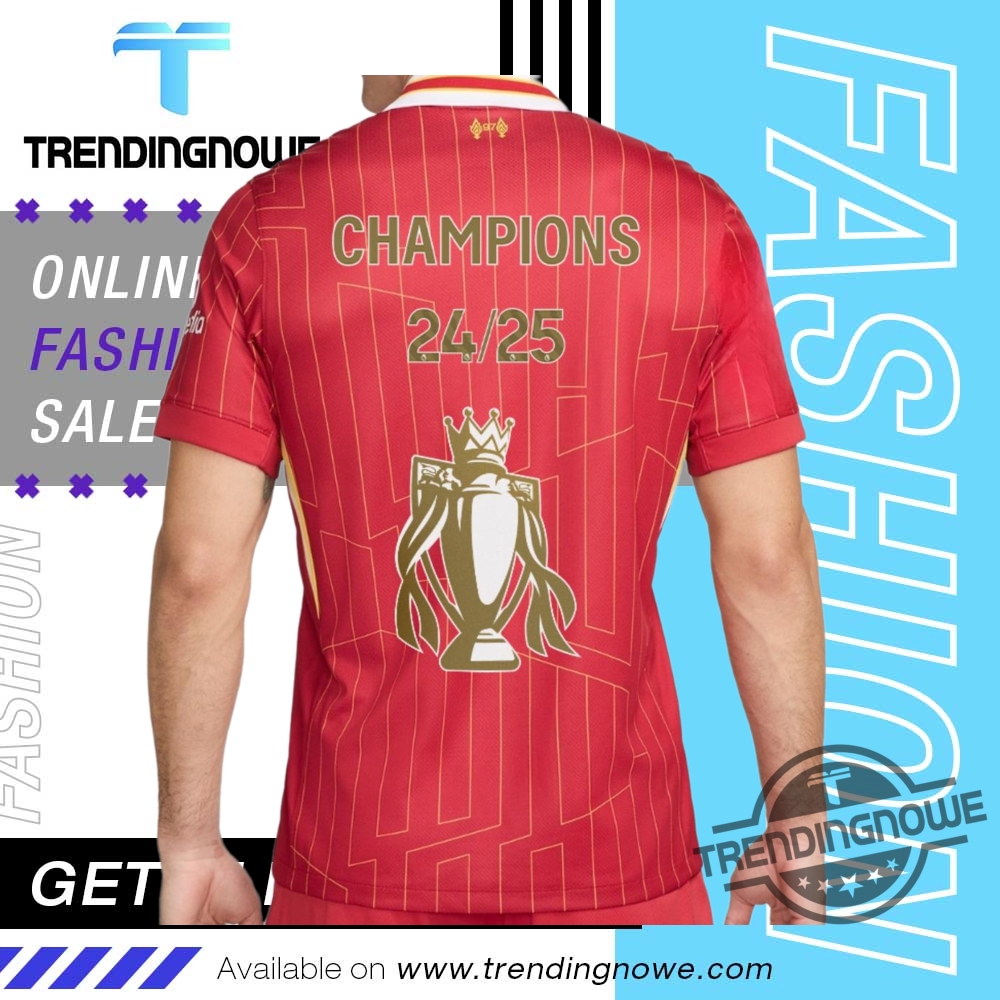 Liverpool Champions Shirt Liverpool 24 25 Champions Jersey 7 Liverpool Champions Shirt Liverpool 24 25 Champions Jersey