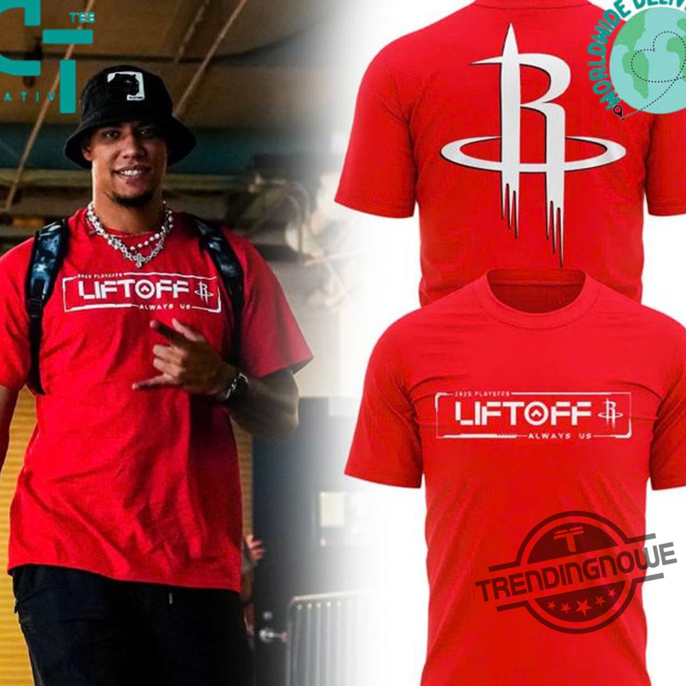 Houston Rockets Lift Off 2025 Playoffs Shirt 8 Houston Rockets Lift Off 2025 Playoffs Shirt