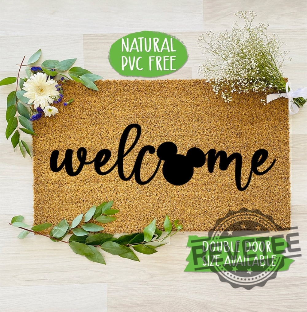 Summer 2025 Home Trends: Must-Have May Doormats for a Stylish Entryway 6 Welcome Mickey Mouse Doormat