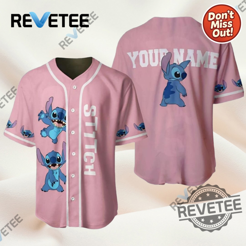 Summer 2025 Essentials: Trendy May Baseball and Hawaiian Shirts 5 Custom Cute Disney Stitch Baseball Jersey For Adults Lilo And Stitch Shirts Mens Womens