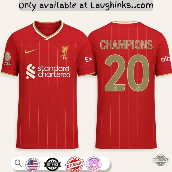 2025 liverpool champions football jersey shirt replica