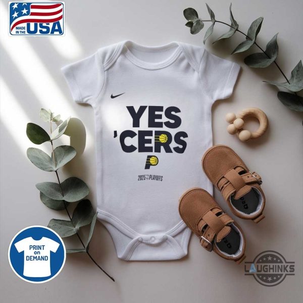 nike indiana pacers 2025 nba playoffs yes cers shirt