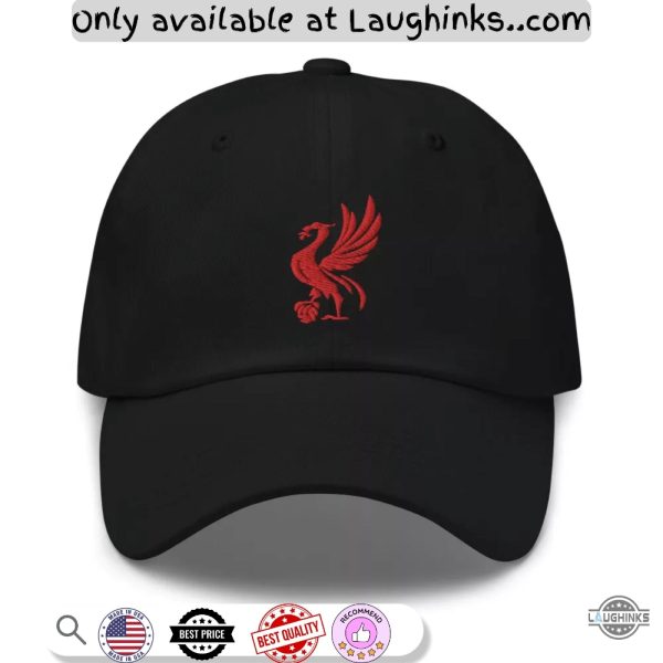liverpool fc emblem embroidered baseball cap