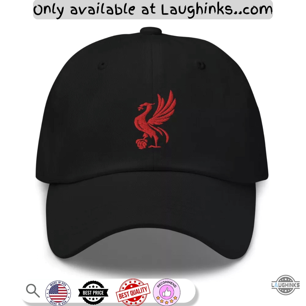 Liverpool Fc Emblem Embroidered Baseball Cap 6 Liverpool FC Emblem Embroidered Baseball Cap