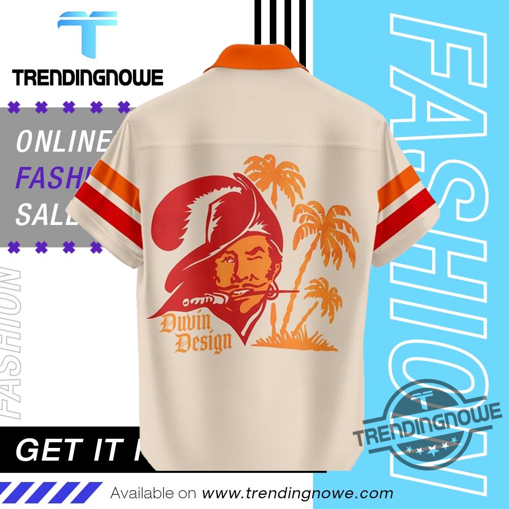 Tampa Bay Buccaneers Duvin Designs Hawaiian Shirt 7 Tampa Bay Buccaneers Duvin Designs Hawaiian Shirt