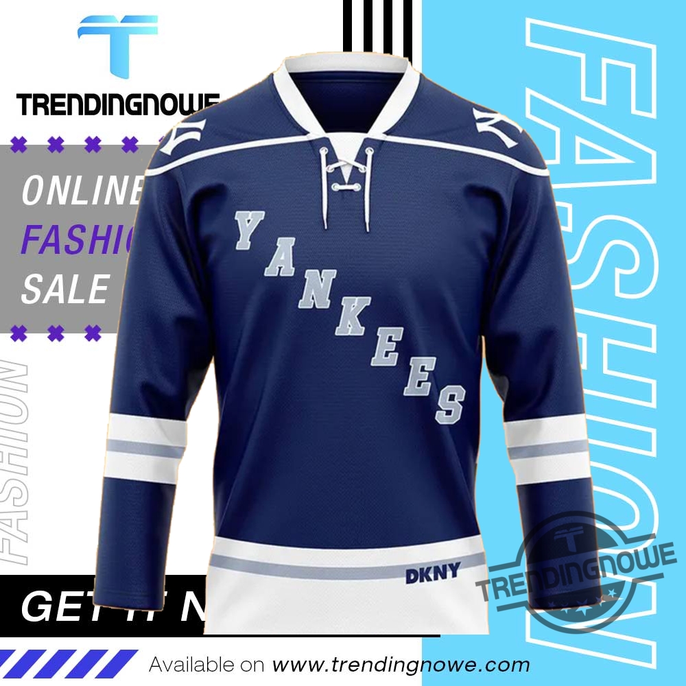 New York Yankees Hockey Jersey trendingnowe 1