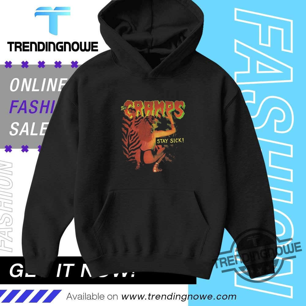The Cramps Stay Sick Band Logo Shirt 9 The Cramps Stay Sick Band Logo Shirt