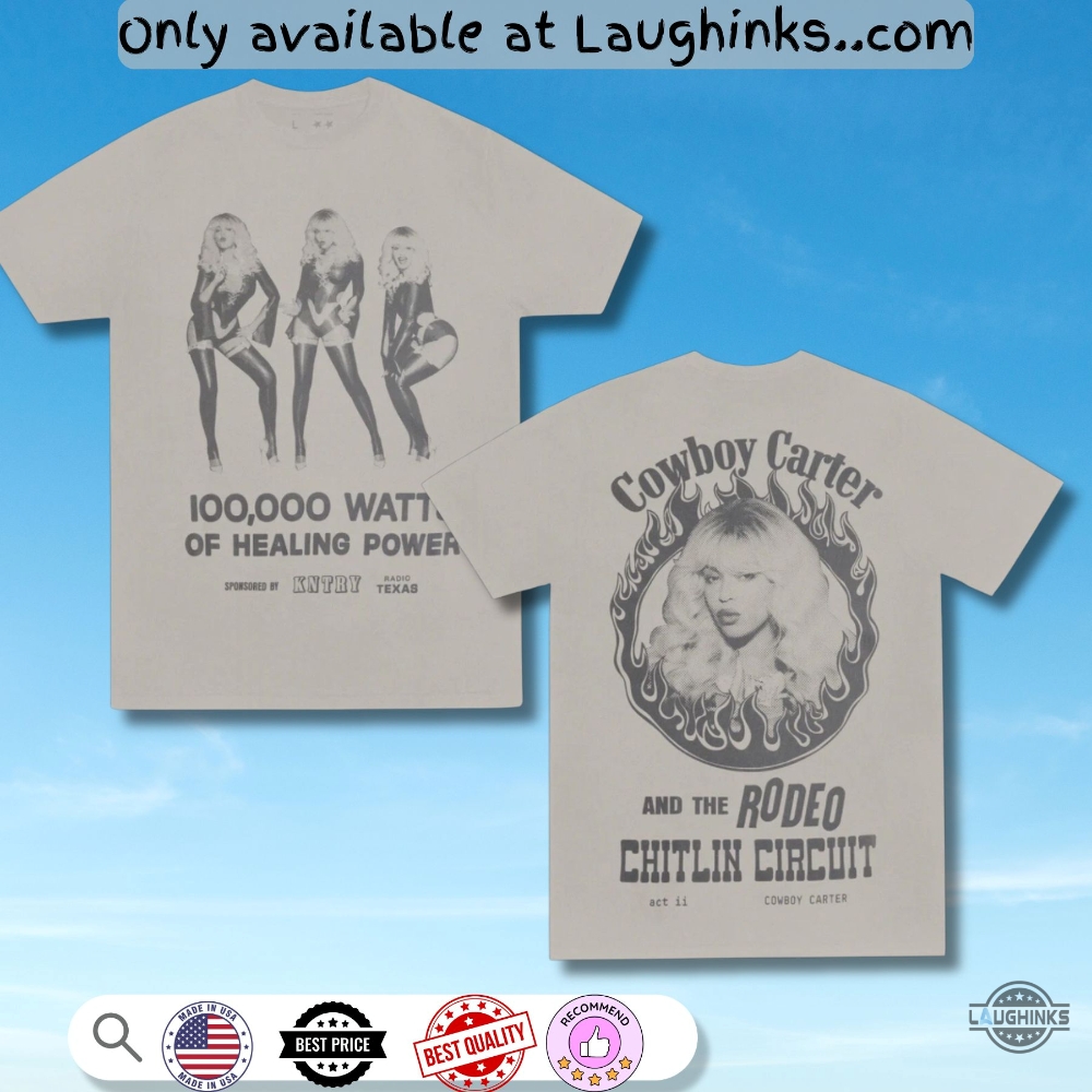 Beyonce Cowboy Carter Healing Power Double Sided Shirt 3 Beyonce Cowboy Carter Healing Power Double Sided Shirt
