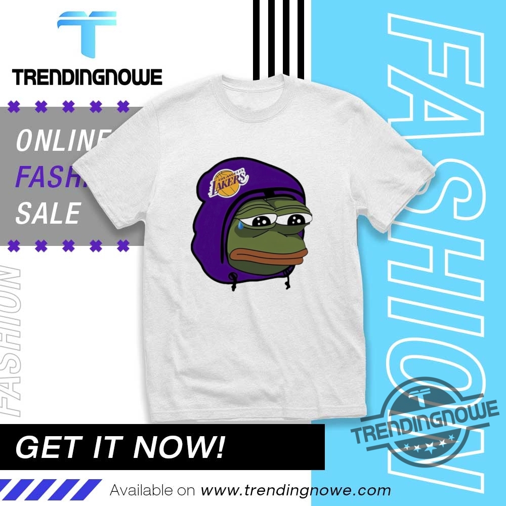 Pepe Frog Los Angeles Lakers Sad Shirt 8 Pepe Frog Los Angeles Lakers Sad Shirt