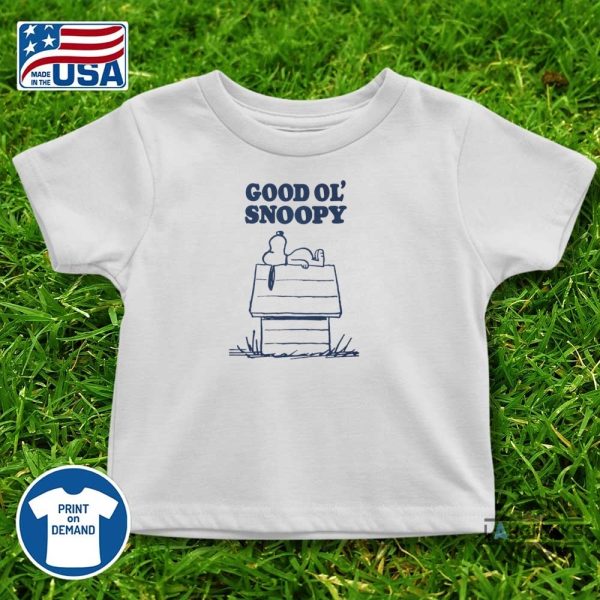 gool ol snoopy shirt