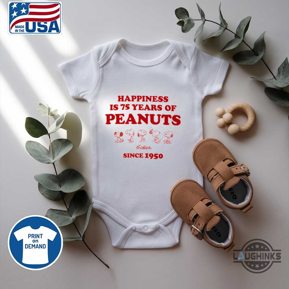 Happiness Is 75 Years Of Peanuts Since 1950 Shirt 15 Happiness is 75 years of peanuts since 1950 shirt