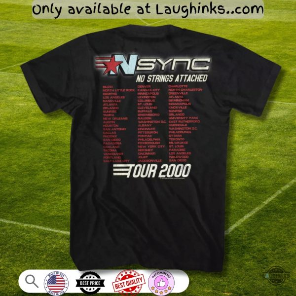nsync no strings attached tour 2020 justin timberlake shirt