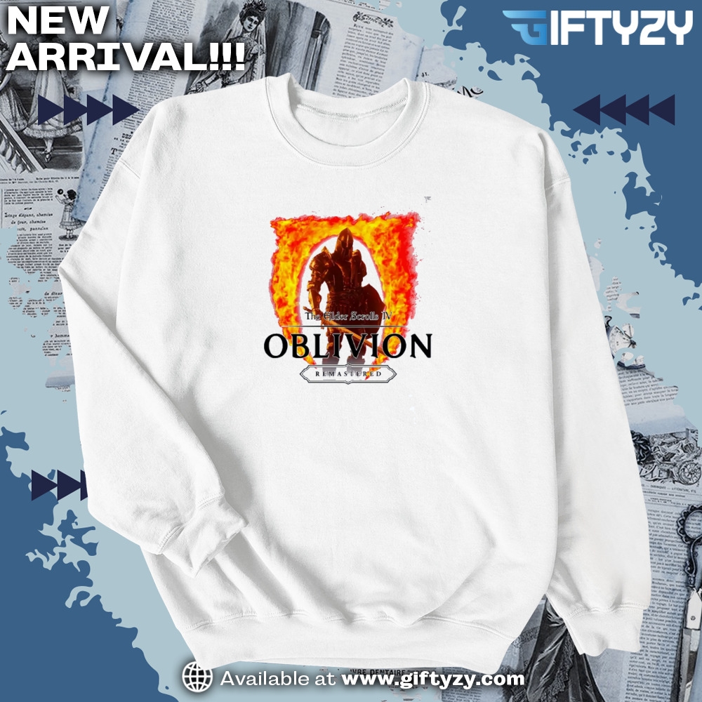 The Elder Scrolls Iv Oblivion Remastered Tee For Fan 6 The Elder Scrolls IV Oblivion Remastered Tee For Fan