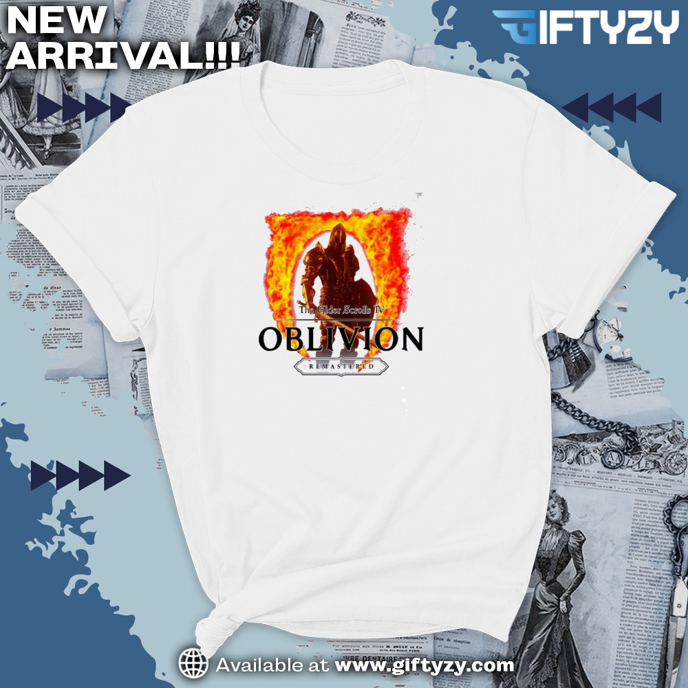 The Elder Scrolls Iv Oblivion Remastered Tee For Fan 7 The Elder Scrolls IV Oblivion Remastered Tee For Fan