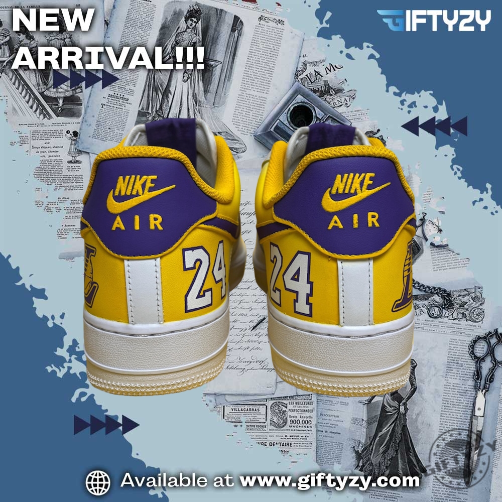 Lakers Los Angeles La Kobe Bryan Custom Air Force 1 5 Lakers Los Angeles LA Kobe Bryan Custom Air Force 1