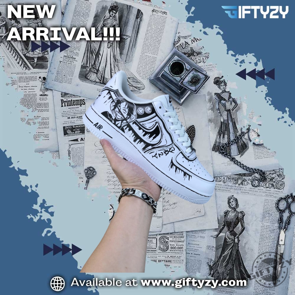 Custom One Piece Anime Nike Air Force 1 Shoes 4 Custom One Piece Anime Nike Air Force 1 Shoes
