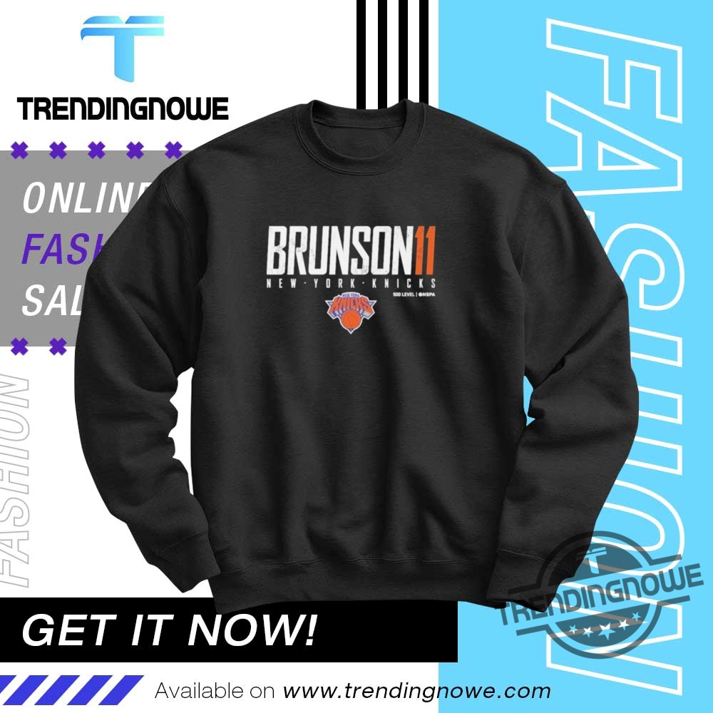 Jalen Brunson New York Knicks 500 Level 2025 Shirt 10 Jalen Brunson New York Knicks 500 Level 2025 Shirt