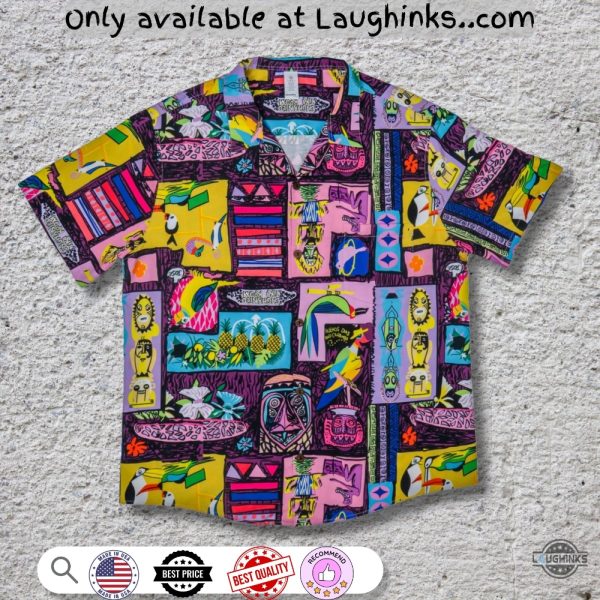 disneyland enchanted tiki room hawaiian shirt