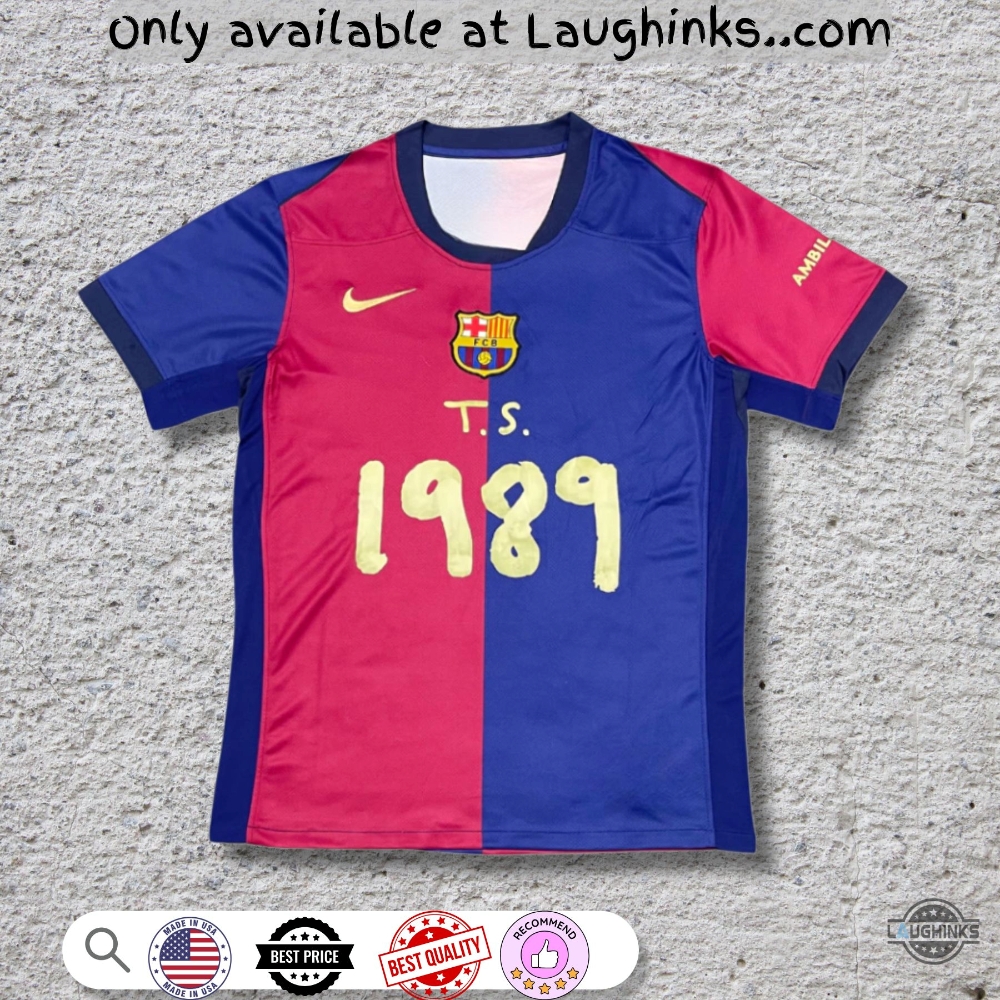 Camisa Barcelona Taylor Swift Ts 1989 Jersey Shirt Replica 6 Camisa Barcelona Taylor Swift TS 1989 Jersey Shirt replica