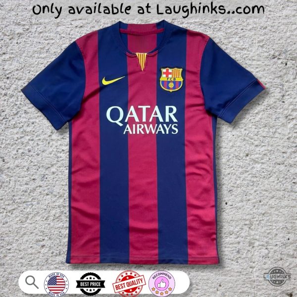 messi 10 barcelona nike 2014 2015 football home jersey replica