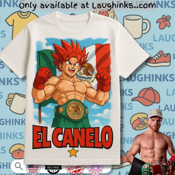 el canelo alvarez dragon ball shirt
