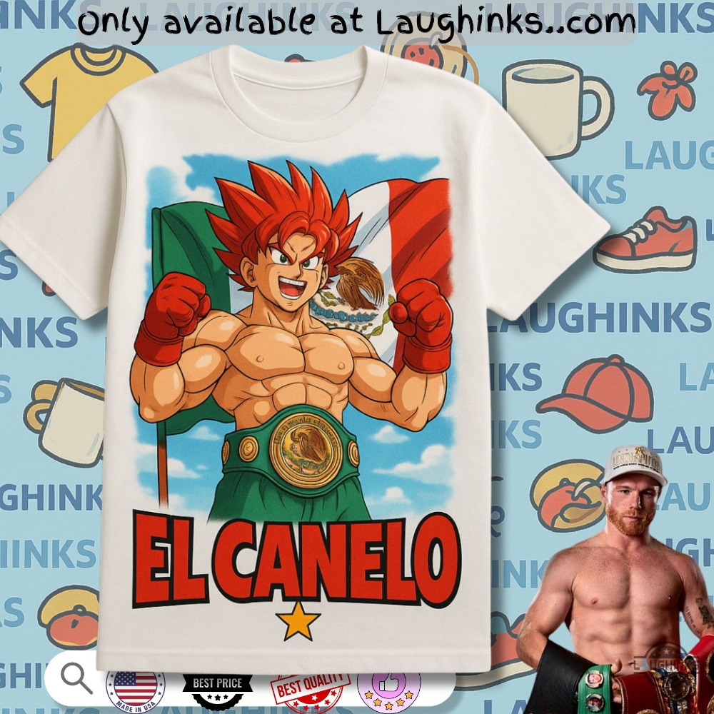 El Canelo Alvarez Dragon Ball Shirt 3 El Canelo Alvarez Dragon Ball Shirt