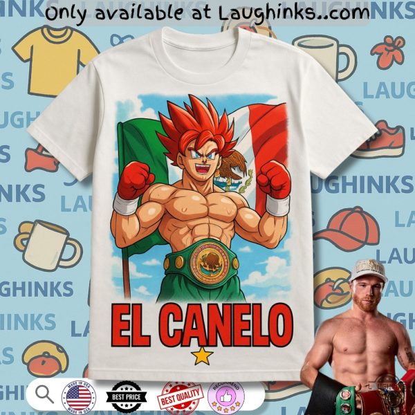 canelo alvarez dragon ball shirt
