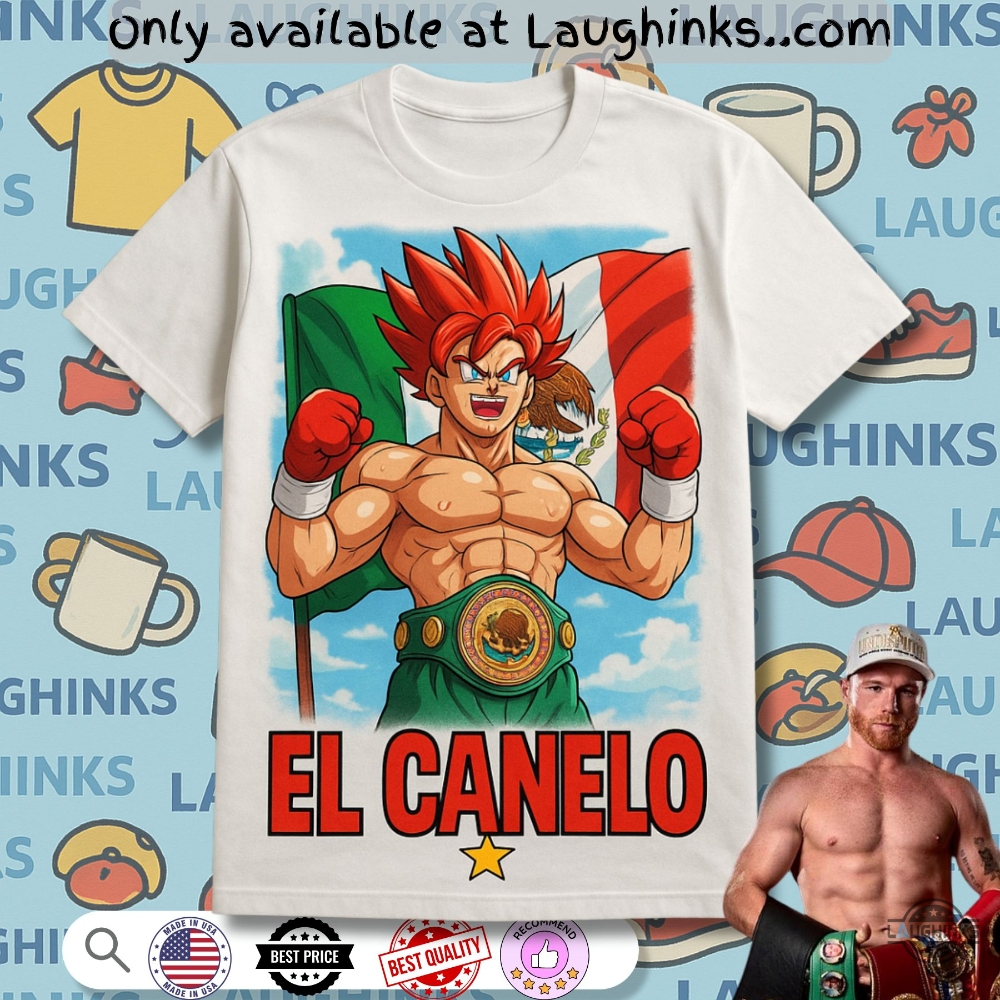 Canelo Alvarez Dragon Ball Shirt 2 Canelo Alvarez Dragon Ball Shirt