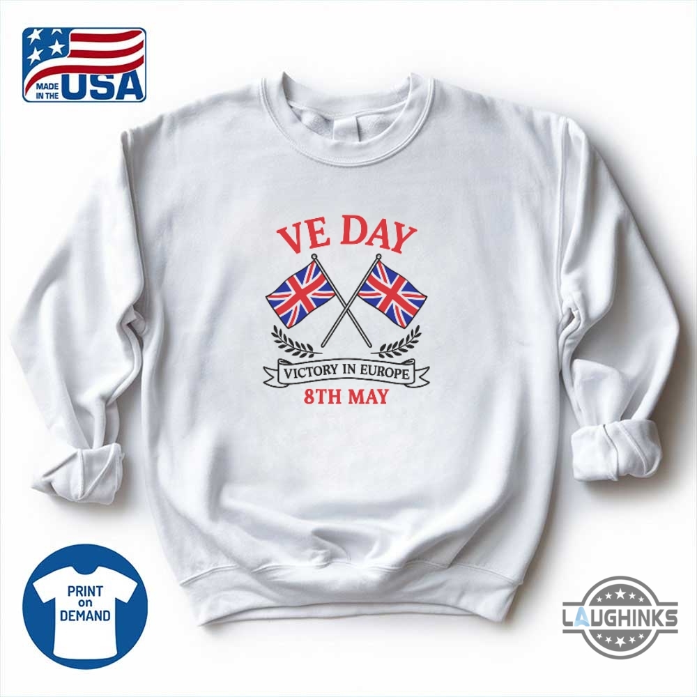 Patriot Ve Day Union Jack Flag Victory In Europe Shirt For Kids And Adults 10 Patriot VE Day Union Jack Flag Victory in Europe Shirt for Kids and Adults
