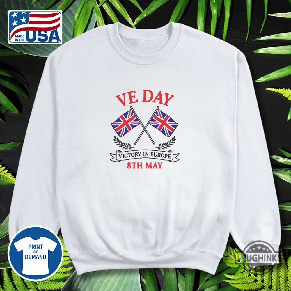 Patriot Ve Day Union Jack Flag Victory In Europe Shirt For Kids And Adults 12 Patriot VE Day Union Jack Flag Victory in Europe Shirt for Kids and Adults