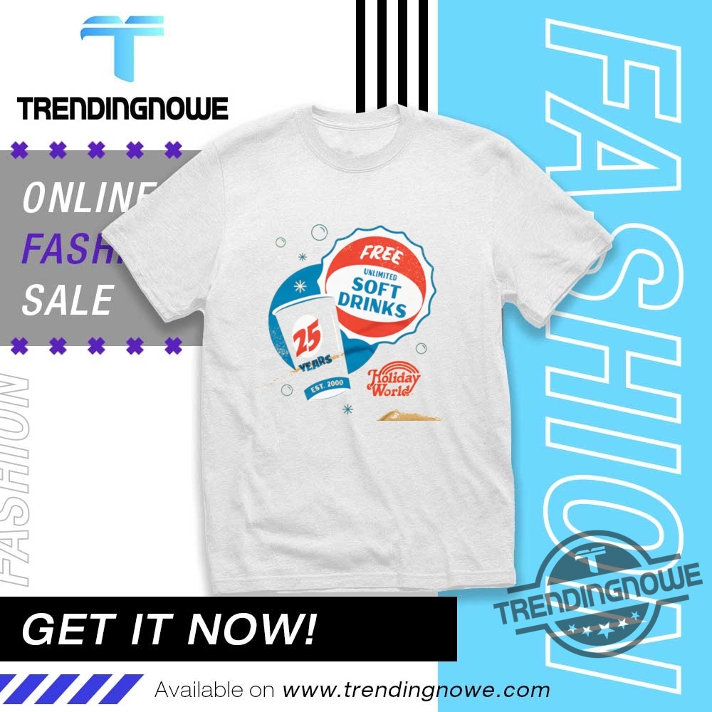 Onlu Free Unlimited Soft Drinks 25Th Anniversary Shirt trendingnowe 1