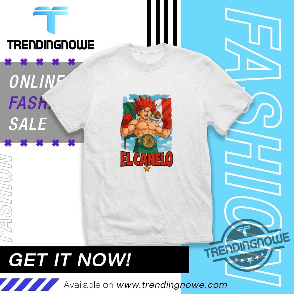 Canelo Alvarez Dragon Ball Goku Shirt trendingnowe 1