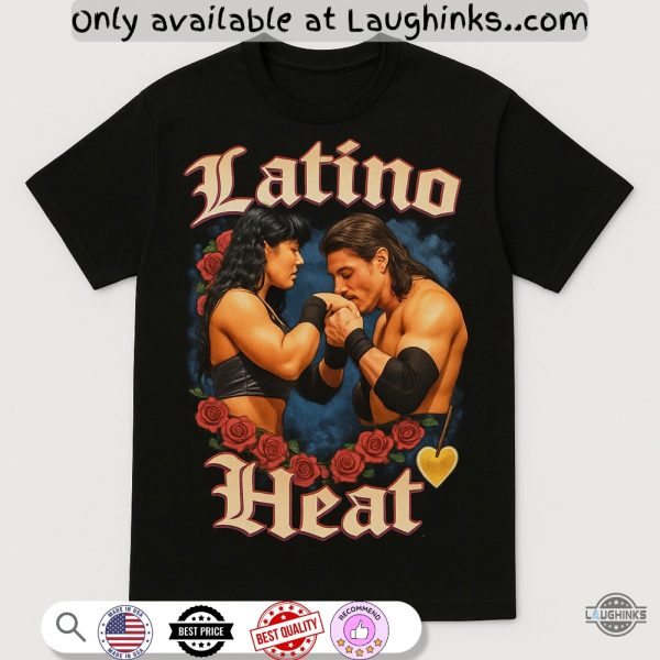 new eddie guerrero chyna latino heat shirt wwf wwe wcw ecw