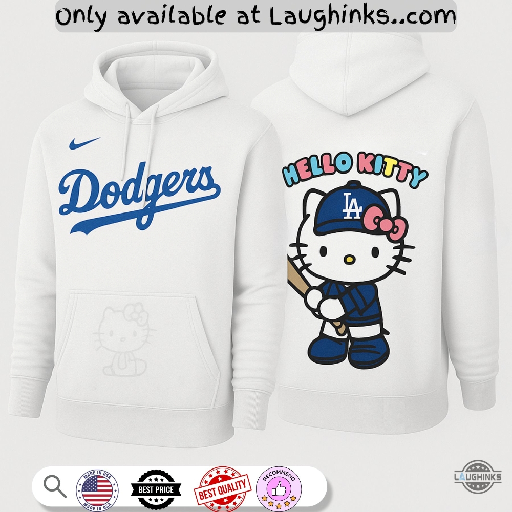 Los Angeles Dodgers Hello Kitty Night Game Hoodie T Shirt Sweatshirt Nike 5 Los Angeles Dodgers Hello Kitty Night Game Hoodie T Shirt Sweatshirt Nike
