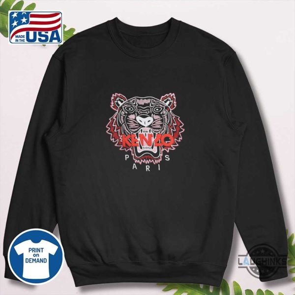 tiger kenzo embroidered shirt replica
