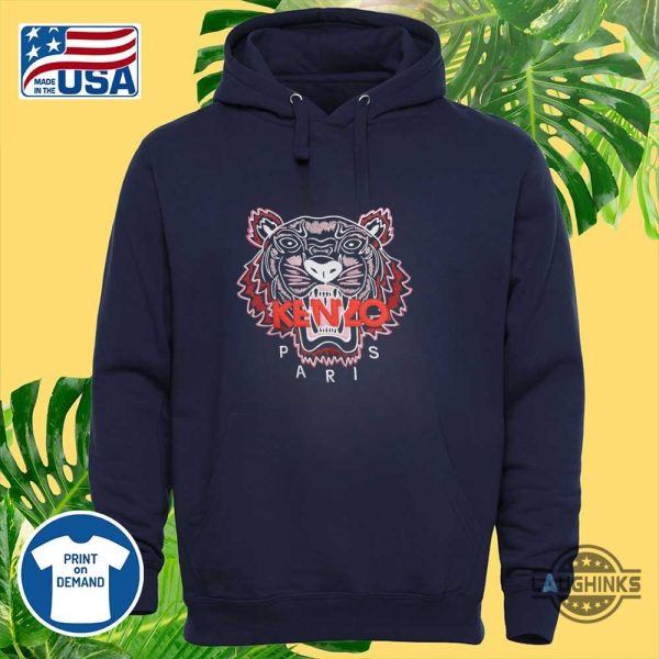 tiger kenzo embroidered shirt replica