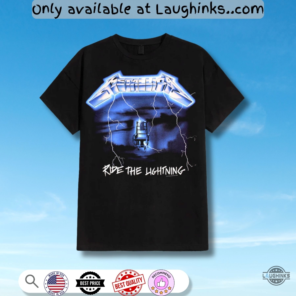 Metallica Ride The Lightning Tracks Shirt 5 Metallica Ride The Lightning Tracks Shirt