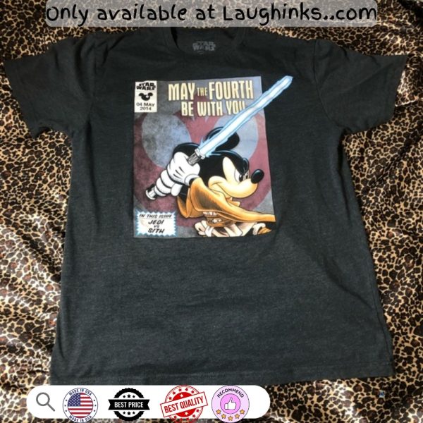 star wars day 2014 mickey jedi may the 4th be with you disney shirt