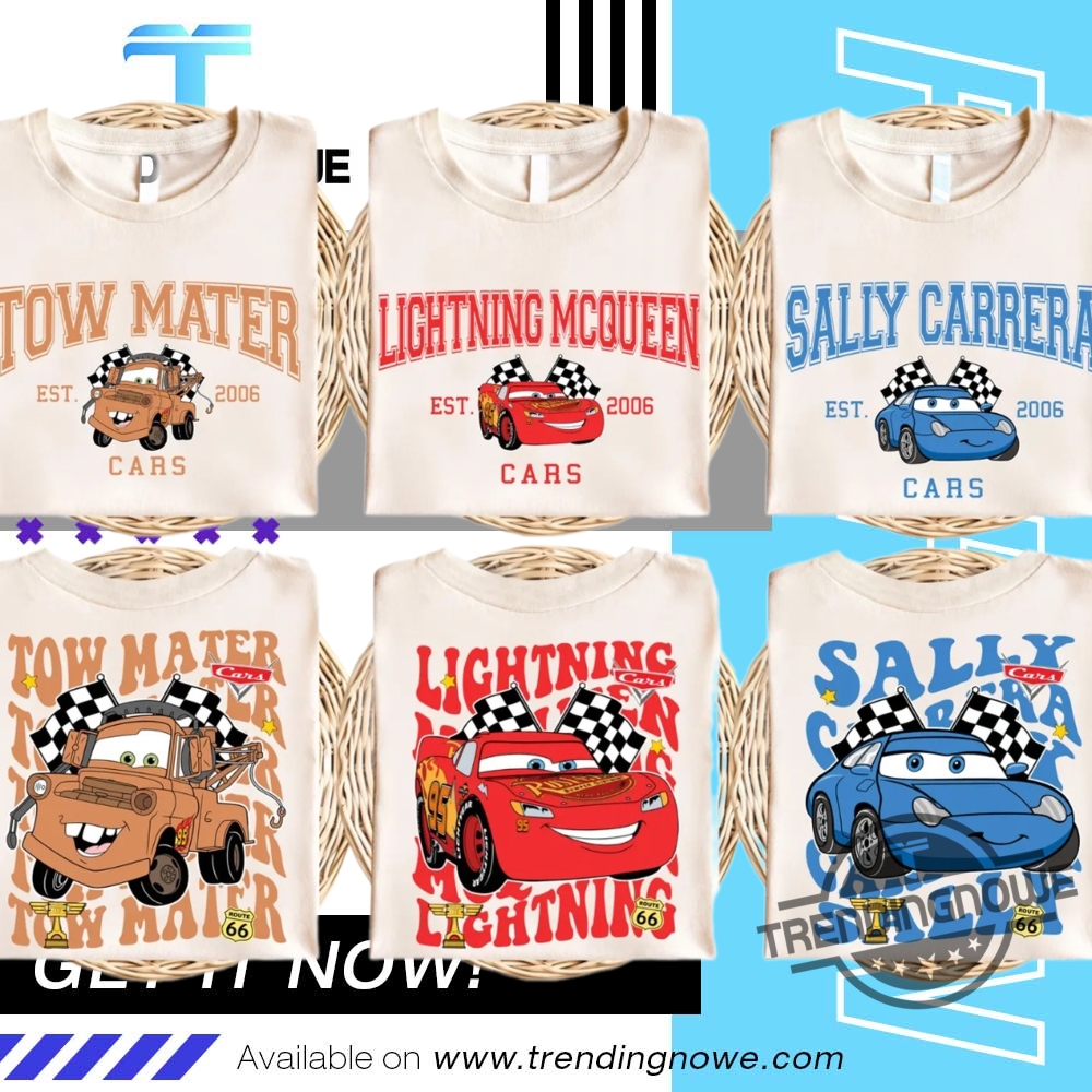 Disney Pixar Lightning Mcqueen Car Custom Shirt trendingnowe 1