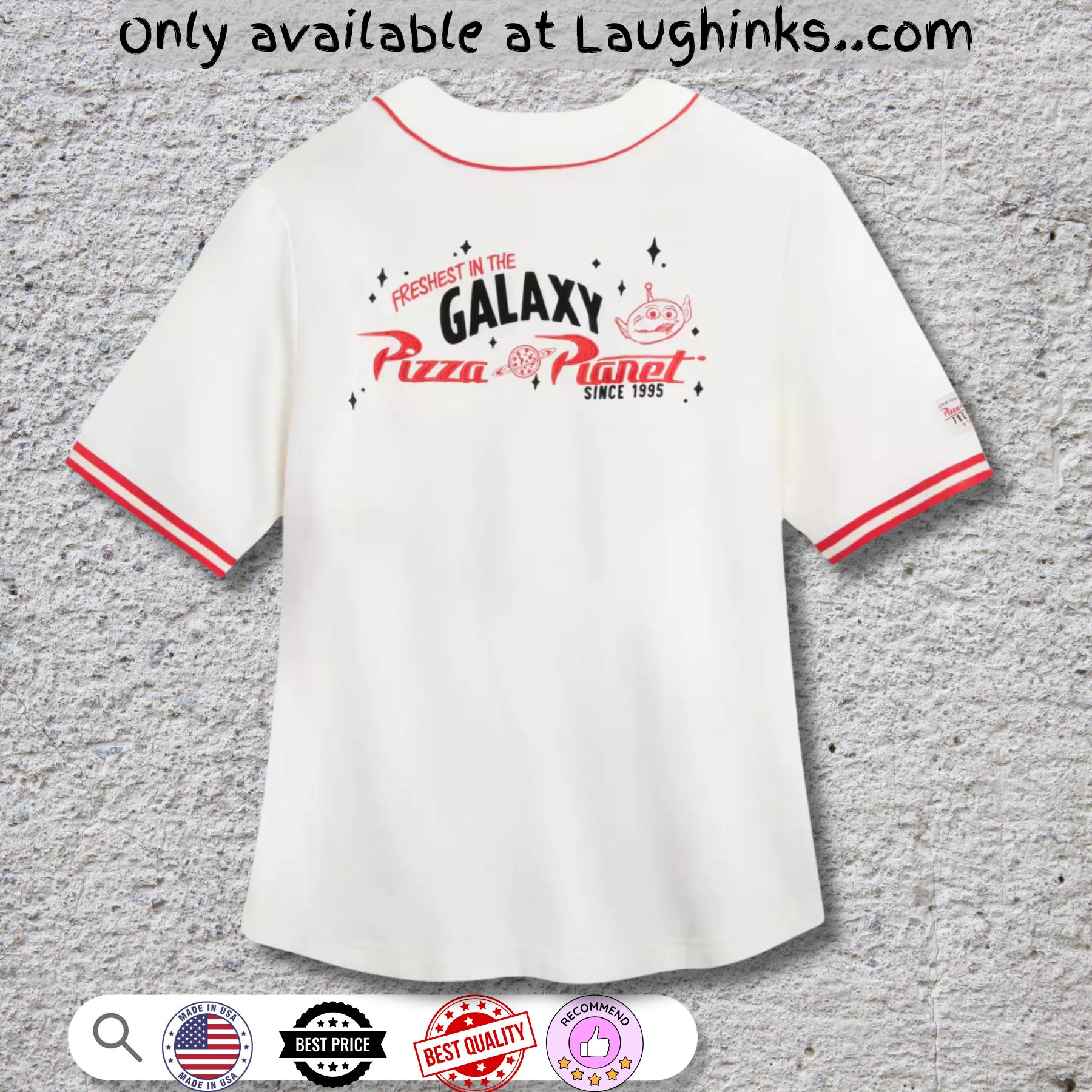 Toy Story Pizza Planet Baseball Jersey Shirt 4 toy story pizza planet baseball jersey shirt (2)