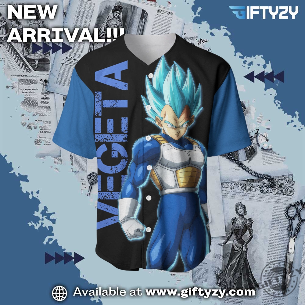 Canelo Bear shirt, sport jersey, shoes 23 Vegeta Blue Dragon Ball Z Baseball Jersey