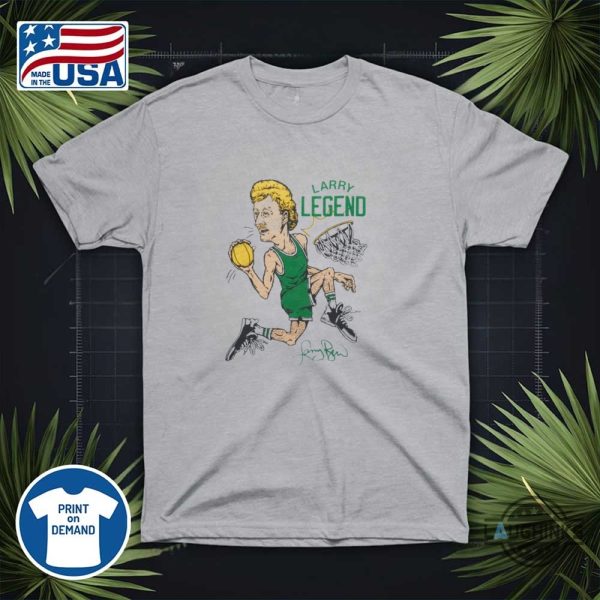 larry bird boston celtics shirt
