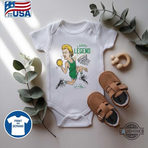 larry bird boston celtics shirt