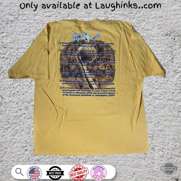 reggie miller moments nba indiana pacers shirt choose color