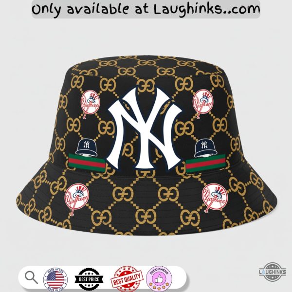 gucci new york yankees bucket hat