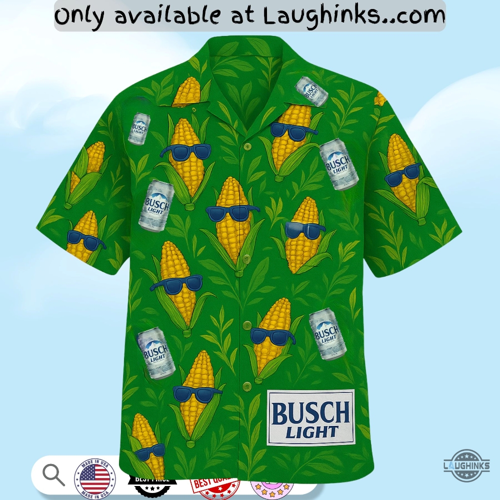 Busch Light Corn Hawaiian Shirt For The Farmers 5 Busch Light Corn Hawaiian Shirt For The Farmers