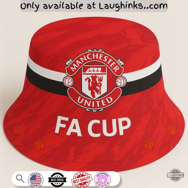 manchester united man utd fa cup bucket hat