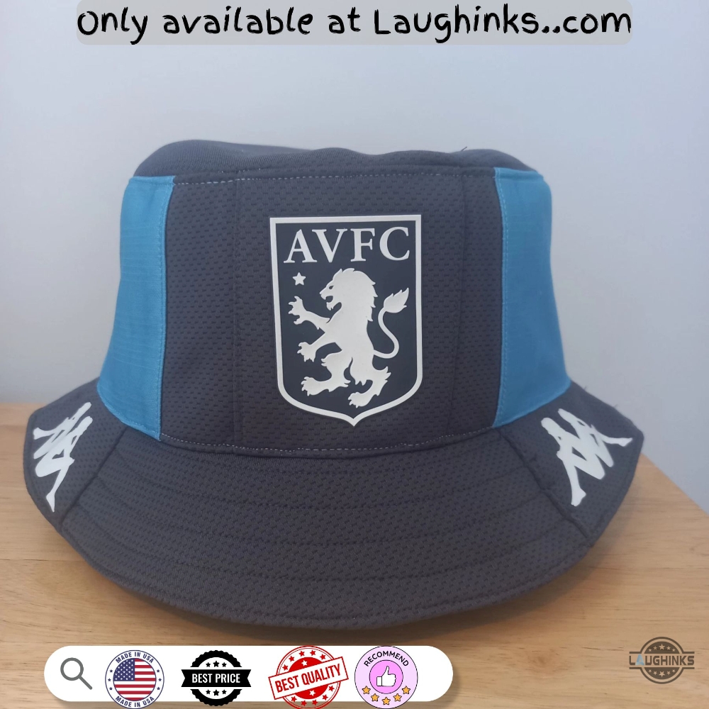 Kappa Aston Villa Fc Bucket Hat Replica New 6 Kappa Aston Villa FC Bucket Hat Replica NEW